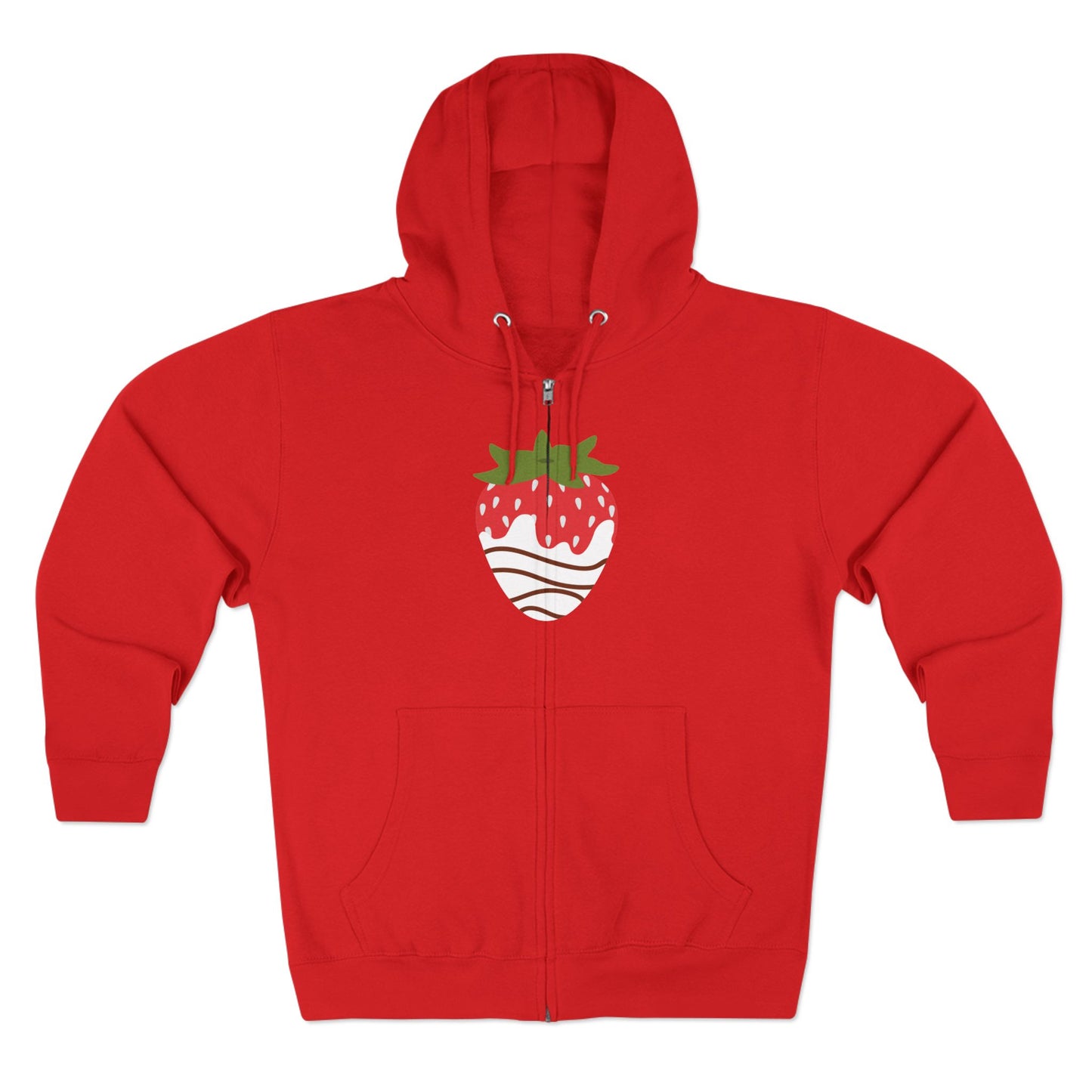 Chocolate Covered Strawberry | Unisex Zip Hoodie