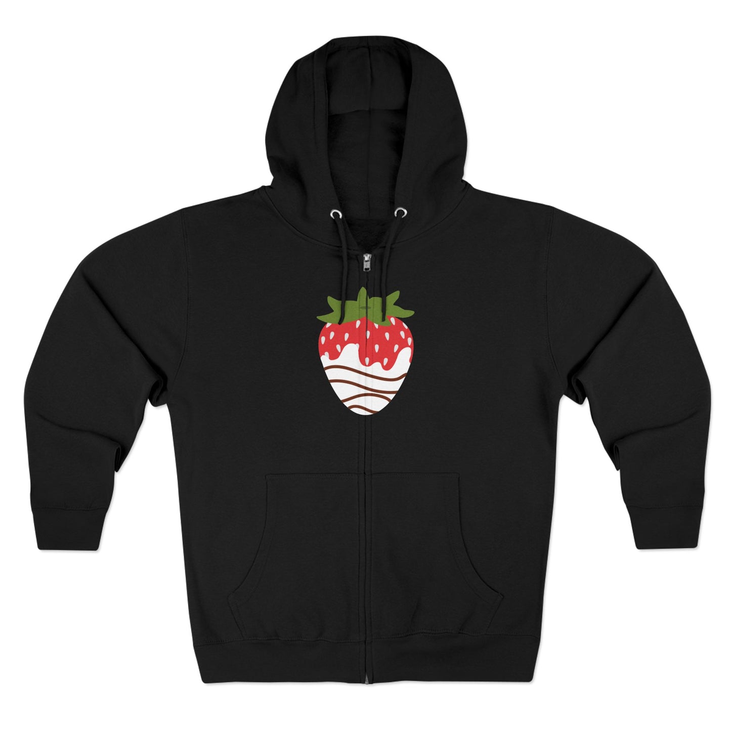 Chocolate Covered Strawberry | Unisex Zip Hoodie