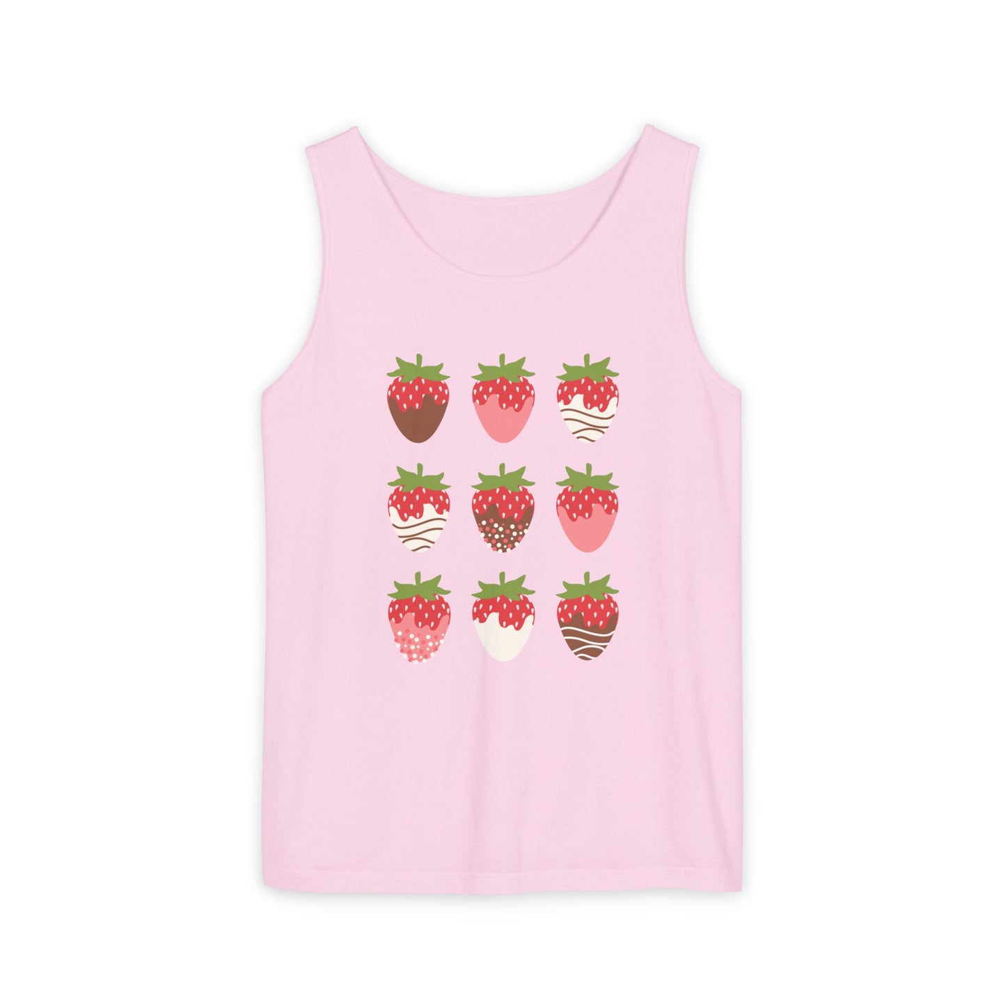 Cute Chocolate Strawberries | Tank Top