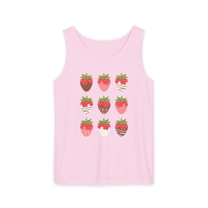 Cute Chocolate Strawberries | Tank Top