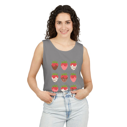 Cute Chocolate Strawberries | Tank Top