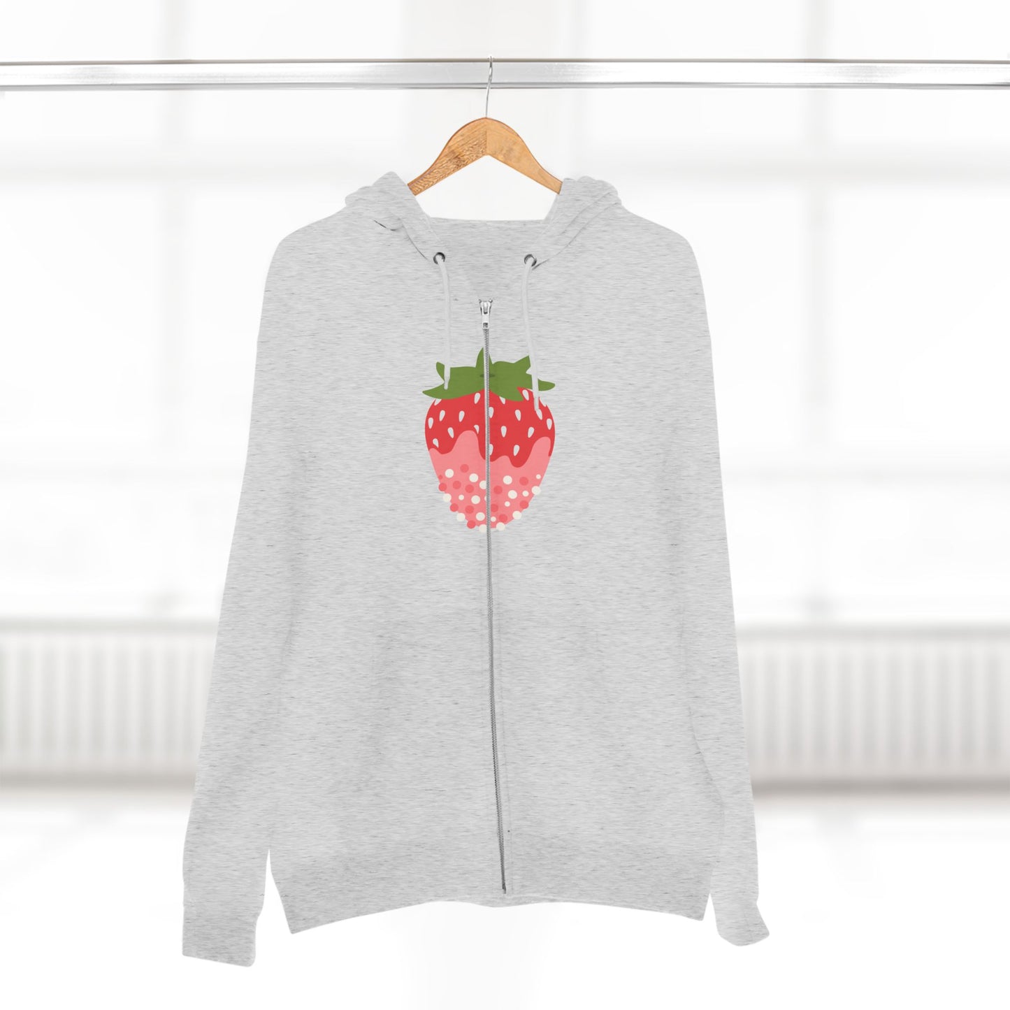 Chocolate Covered Strawberry | Unisex Zip Hoodie