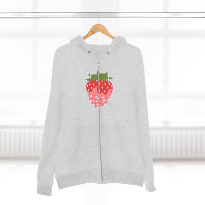 Chocolate Covered Strawberry | Unisex Zip Hoodie