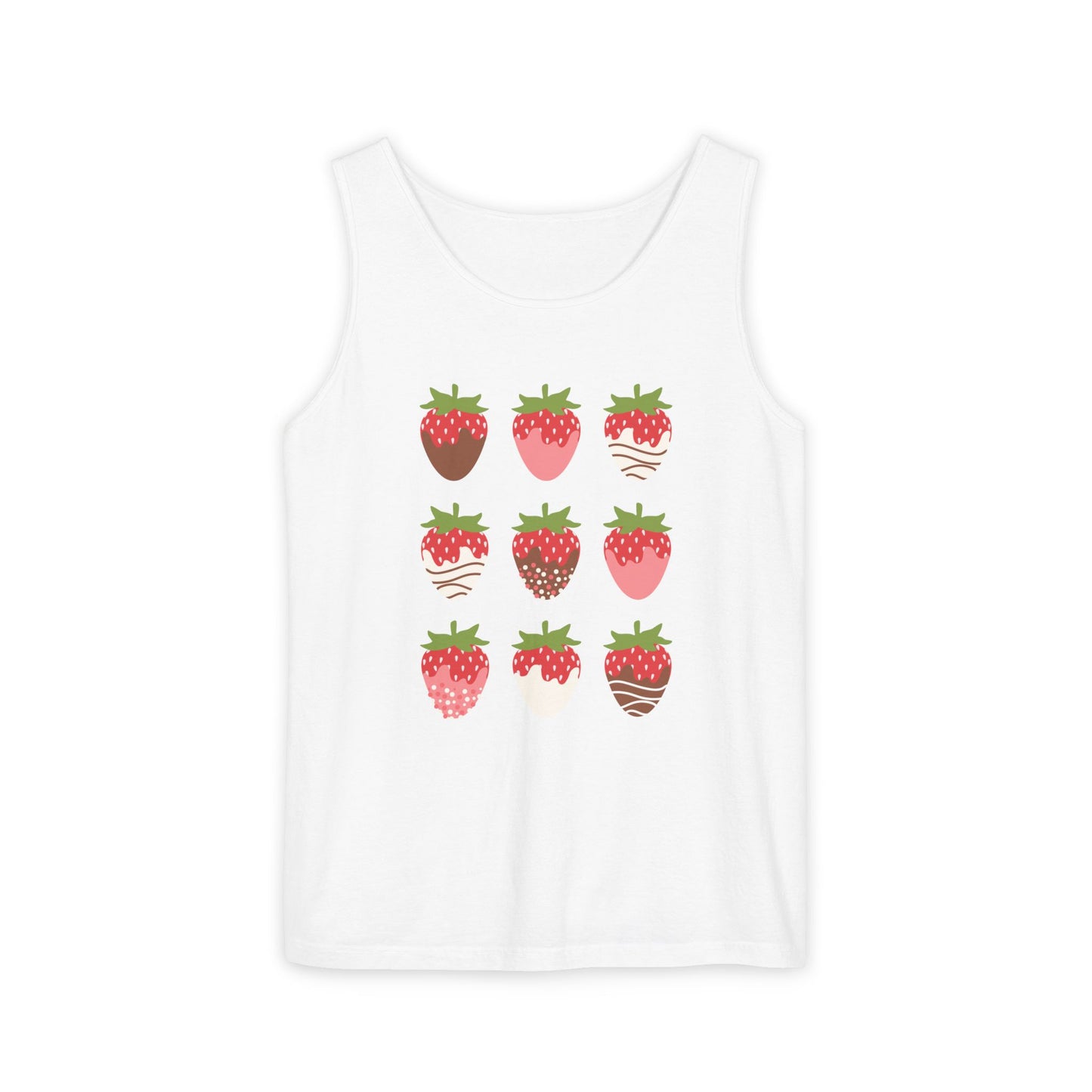 Cute Chocolate Strawberries | Tank Top