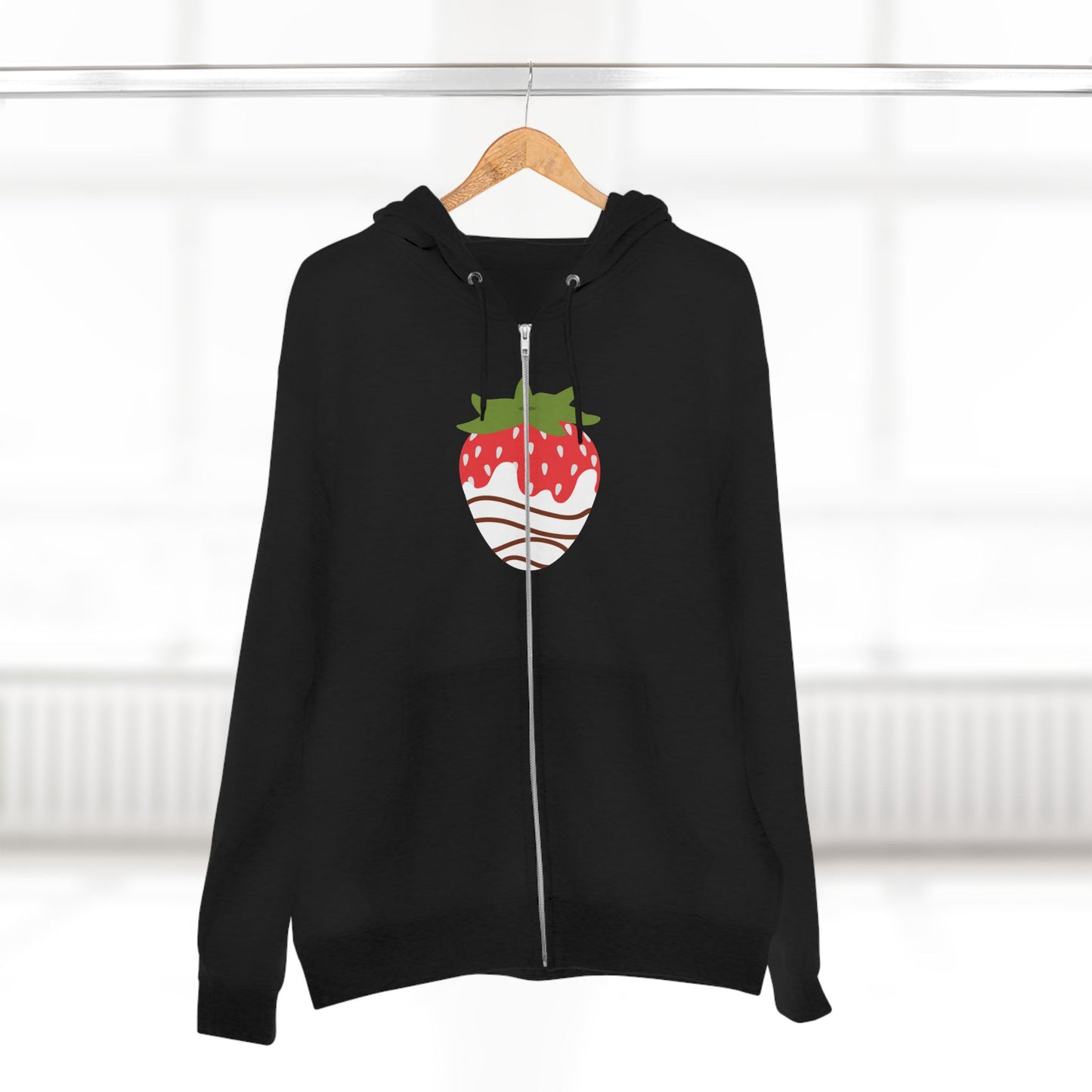 Chocolate Covered Strawberry | Unisex Zip Hoodie