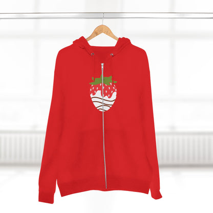 Chocolate Covered Strawberry | Unisex Zip Hoodie