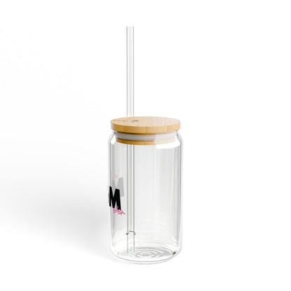 Best Mom Ever, Sipper Glass 16oz