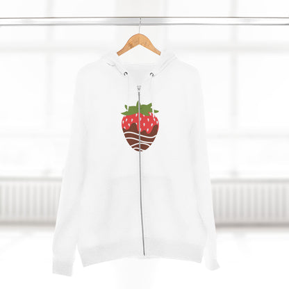 Chocolate Covered Strawberry | Unisex Zip Hoodie